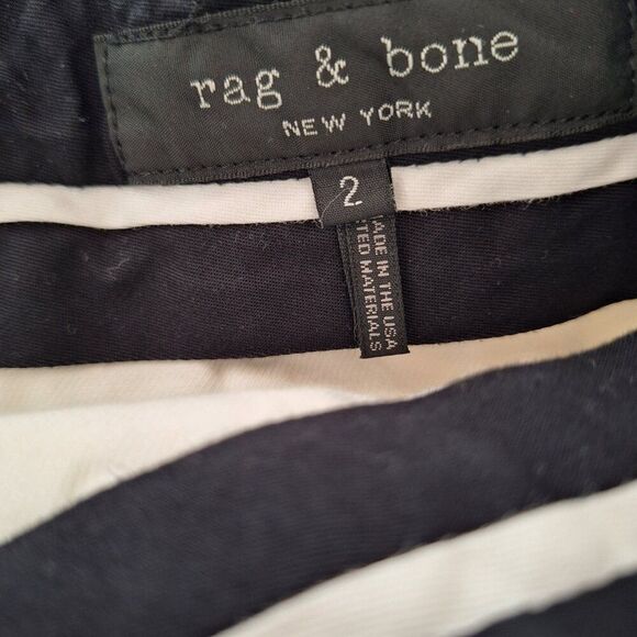 Rag‎ & Bone cotton Striped Short size 2 (XS-S) - Picture 3 of 7